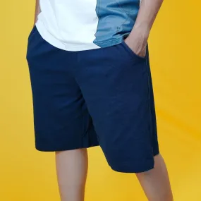 Blue Everyday Shorts - Premium Cotton