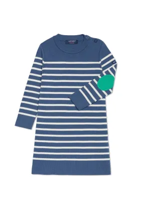 Simple printed mid-length dress