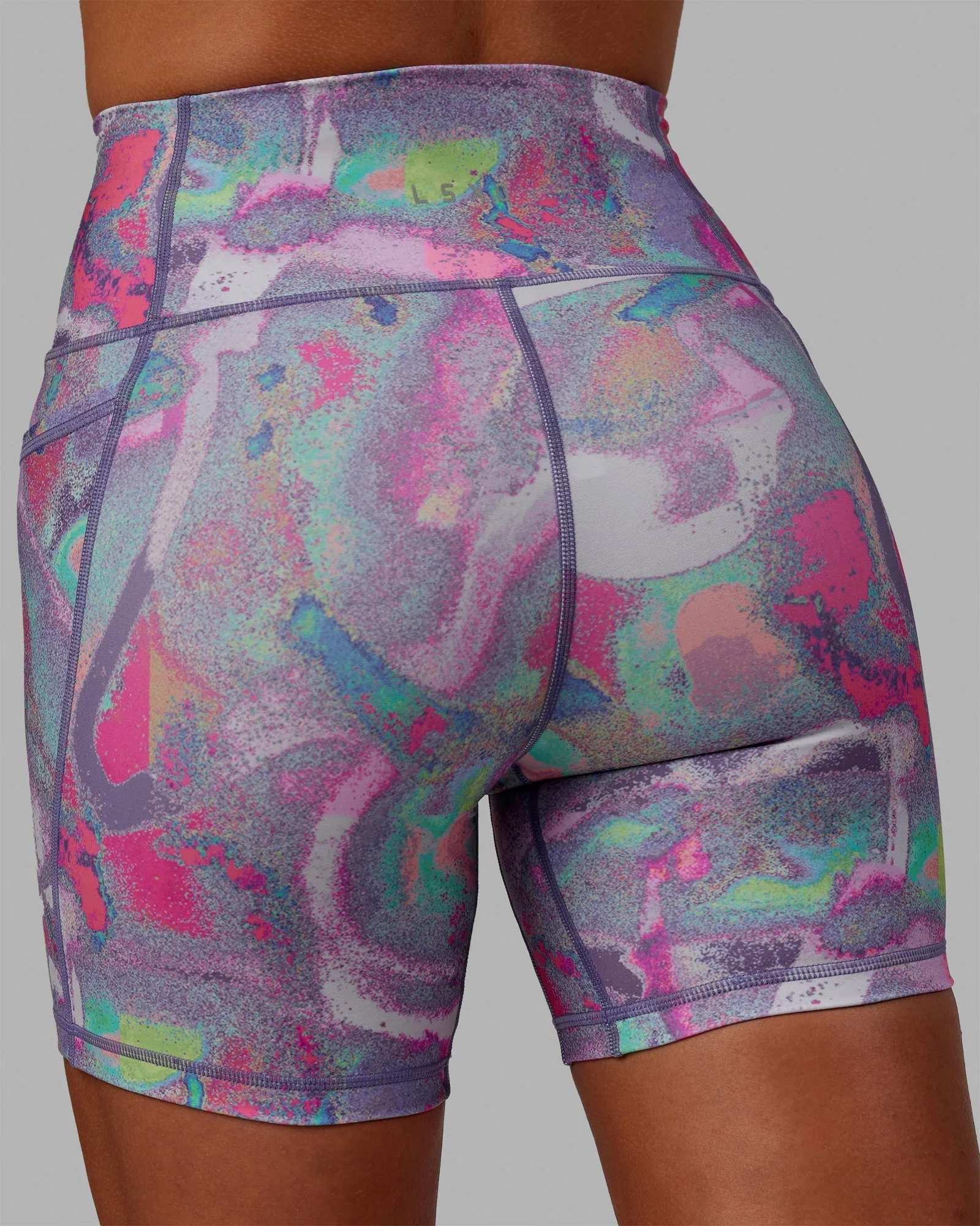 Fusion Mid-Length Shorts - Glitter Bomb